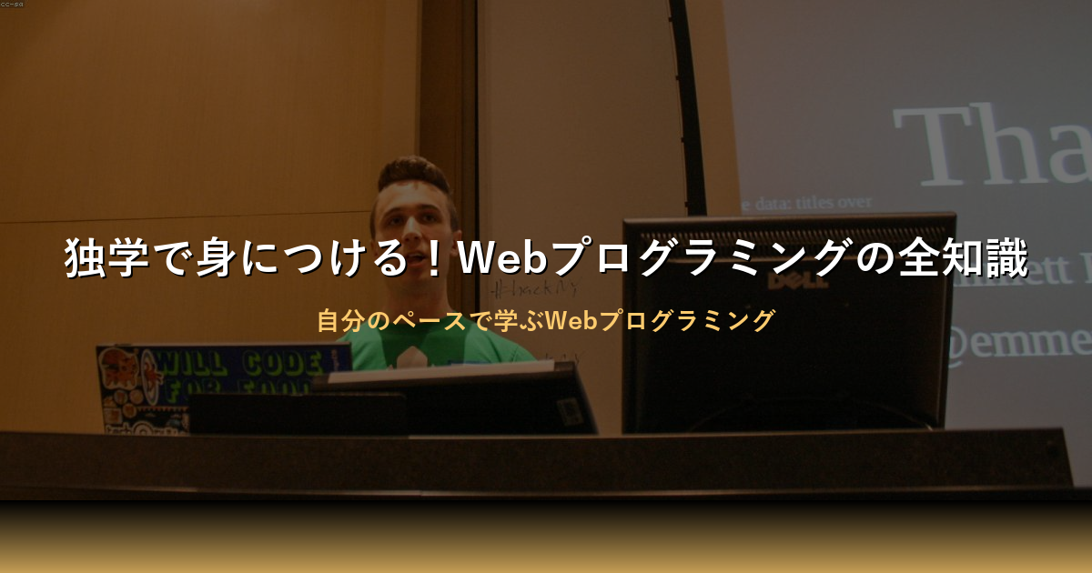 独学でマスターするWebプログラミングの道