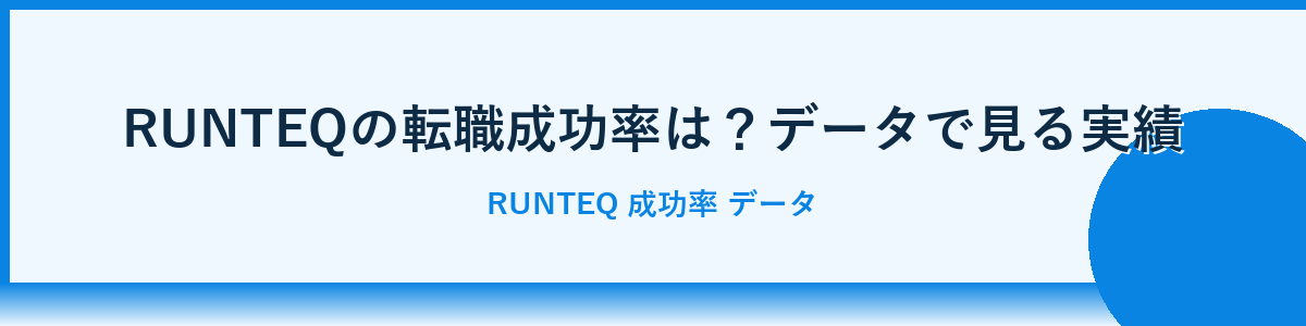 RUNTEQの転職成功率はどのくらい？