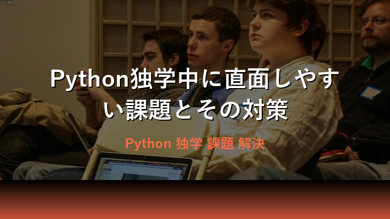 Python独学の期間を短縮するためのコツ